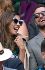 JESSICA BIEL and Justin Timberlake at Wimbledon Tennis Championships in London 07/10/2018