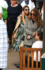 JESSICA BIEL and Justin Timberlake at Wimbledon Tennis Championships in London 07/10/2018