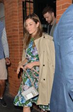 JESSICA BIEL at Bocca Di Lupo in London 07/10/2018
