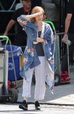 JESSICA CHASTAIN on the Set of It: Chapter Two in Toronto 07/11/2018