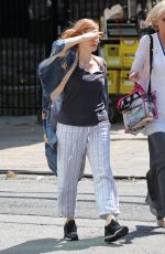 JESSICA CHASTAIN on the Set of It: Chapter Two in Toronto 07/11/2018