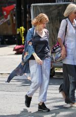 JESSICA CHASTAIN on the Set of It: Chapter Two in Toronto 07/11/2018