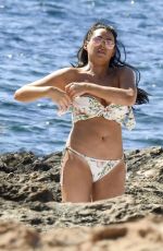 JESSICA WRIGHT in Bikini at a Beach in Ibiza 07/02/2018