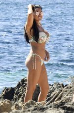 JESSICA WRIGHT in Bikini at a Beach in Ibiza 07/02/2018