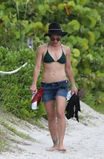 JILLIAN MICHALS at a Beach in Miami 07/05/2018