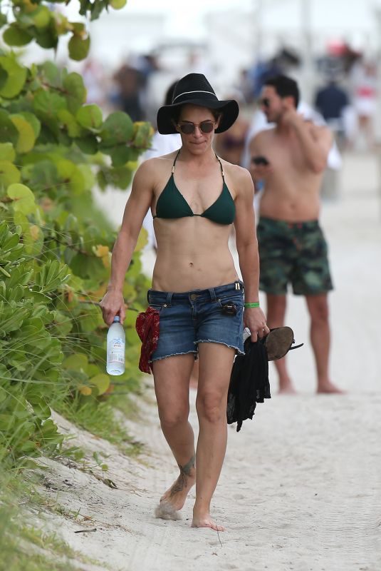 JILLIAN MICHALS at a Beach in Miami 07/05/2018
