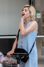 JODIE WHITTAKER and MANDEEP GILL at Heathrow Airport in London 07/23/2018