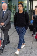 JODIE WHITTAKER and MANDEEP GILL at Heathrow Airport in London 07/23/2018