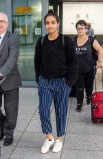 JODIE WHITTAKER and MANDEEP GILL at Heathrow Airport in London 07/23/2018