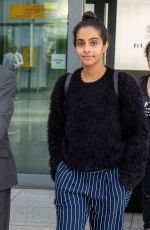 JODIE WHITTAKER and MANDEEP GILL at Heathrow Airport in London 07/23/2018