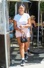 JORDYN WOODS at Zinque Cafe in West Hollywood 07/20/2018
