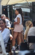 JORDYN WOODS at Zinque Cafe in West Hollywood 07/20/2018