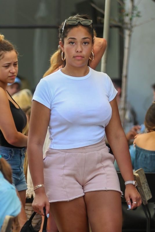 JORDYN WOODS at Zinque Cafe in West Hollywood 07/20/2018