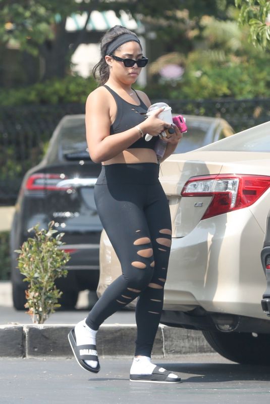 JORDYN WOODS in Tights Out in Calabasas 07/28/2018