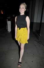 JORGIE PORTER Leaves Palace Theatre in Manchester 07/28/2018