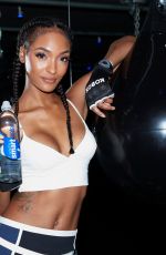 JOURDAN DUNN at Glaceau Amartwater Workout and Brunch in London 07/26/2018