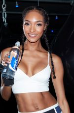 JOURDAN DUNN at Glaceau Amartwater Workout and Brunch in London 07/26/2018