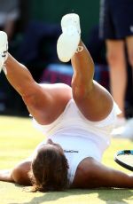 JULIA GORGES at Wimbledon Tennis Championships in London 07/07/2018