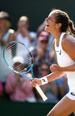 JULIA GORGES at Wimbledon Tennis Championships in London 07/07/2018