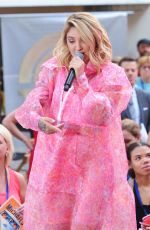 JULIA MICHAELS Performs at Today Show Citi Concert Series in New York 07/27/2018