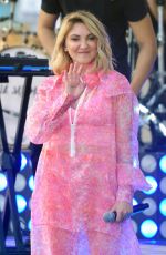 JULIA MICHAELS Performs at Today Show Citi Concert Series in New York 07/27/2018