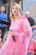 JULIA MICHAELS Performs at Today Show Citi Concert Series in New York 07/27/2018