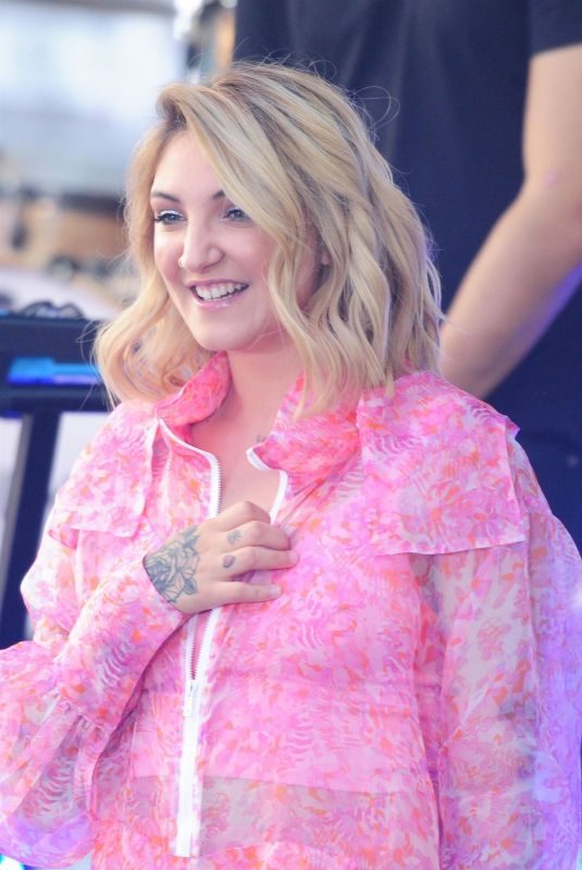 JULIA MICHAELS Performs at Today Show Citi Concert Series in New York 07/27/2018
