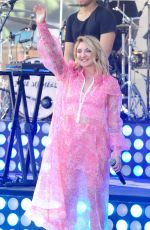 JULIA MICHAELS Performs at Today Show Citi Concert Series in New York 07/27/2018