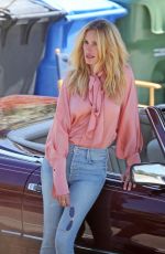 JULIA ROBERTS on the Set of a Photoshoot in Malibu 07/21/2018