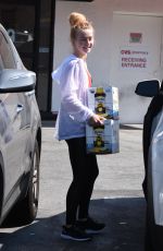 JULIANNE HOUGH Buying a Boxes of Beer in Studio City 07/04/2018