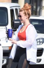 JULIANNE HOUGH Leaves a Gym in Los Angeles 07/04/2018