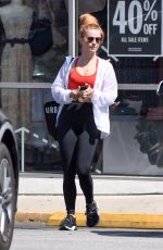 JULIANNE HOUGH Leaves a Gym in Los Angeles 07/04/2018