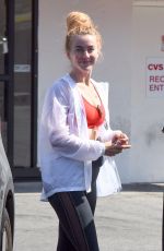 JULIANNE HOUGH Leaves a Gym in Los Angeles 07/04/2018