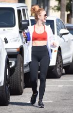 JULIANNE HOUGH Leaves a Gym in Los Angeles 07/04/2018