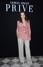 JULIETTE BINOCHE at Giorgio Armani Prive Show at Paris Fashion Week 07/03/2018