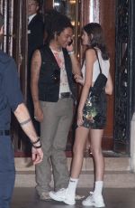 KAIA GERBER and Luka Sabbat at Hotel Regina in Paris 06/30/2018
