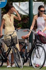 KAIA GERBER and VITTORIA CERETTI Out in Forte Dei Marmi 07/27/2018