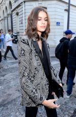 KAIA GERBER Arrives at Vogue Dinner Party in Paris 07/03/2018