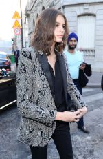 KAIA GERBER Arrives at Vogue Dinner Party in Paris 07/03/2018