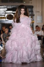 KAIA GERBER at Valentino Runway Show at Paris Fashion Week 07/04/2018
