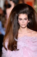 KAIA GERBER at Valentino Runway Show at Paris Fashion Week 07/04/2018