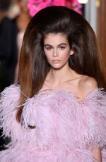 KAIA GERBER at Valentino Runway Show at Paris Fashion Week 07/04/2018