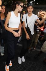 KAIA GERBER Leaves Valentino Fashion Show in Paris 07/04/2018