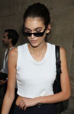 KAIA GERBER Leaves Valentino Fashion Show in Paris 07/04/2018