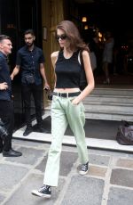 KAIA GERBER Out and About in Paris 07/03/2018