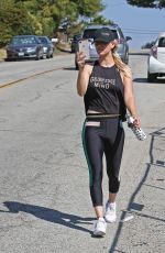 KALEY CUOCO in Tights Out in Los Angeles 07/19/2018
