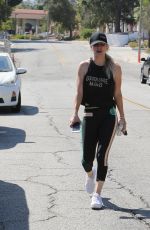 KALEY CUOCO in Tights Out in Los Angeles 07/19/2018