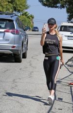 KALEY CUOCO in Tights Out in Los Angeles 07/19/2018