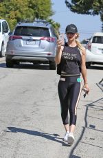 KALEY CUOCO in Tights Out in Los Angeles 07/19/2018