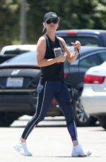 KALEY CUOCOC Riding a Trike Bike at a Park in Los Angeles 07/16/2018